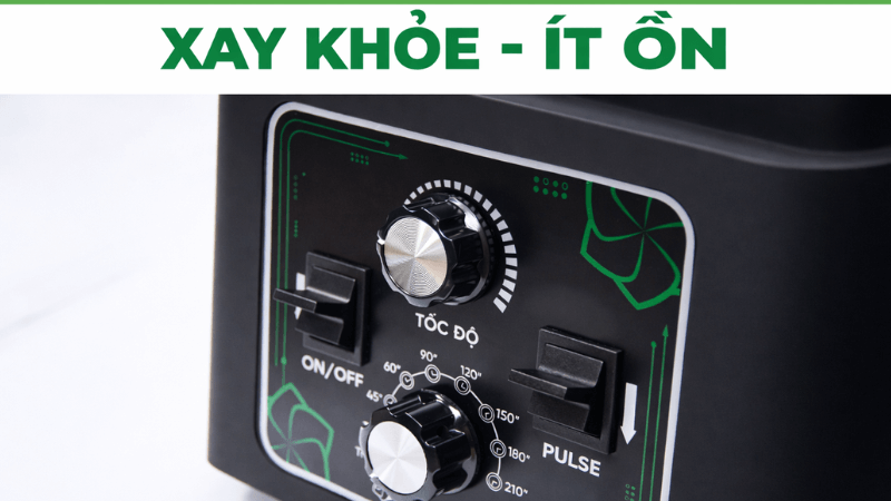 Bảng điều khiển máy xay PROMIX PM-945B dễ sử dụng